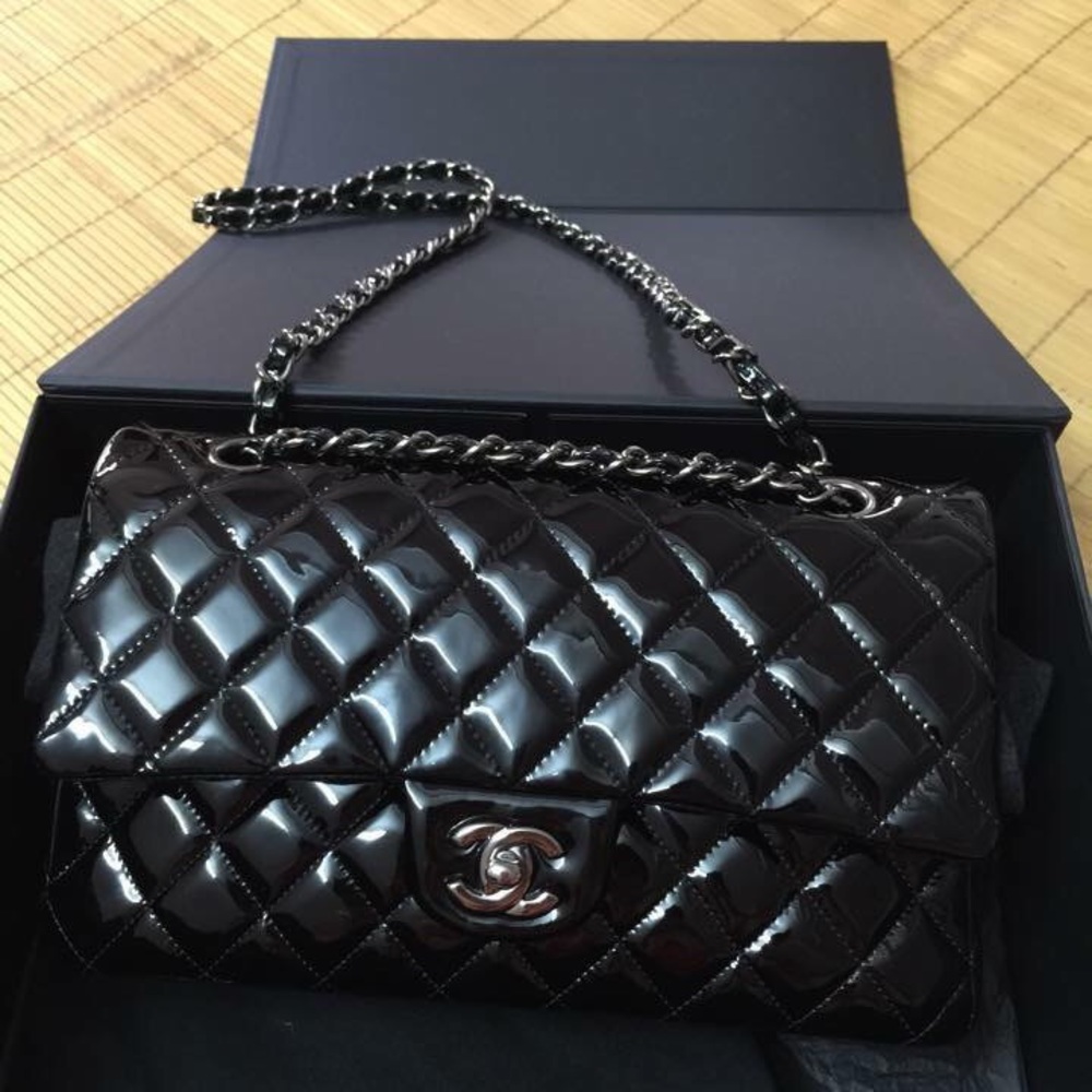 SOLD. Chanel Black, Classic Single Flap Bag